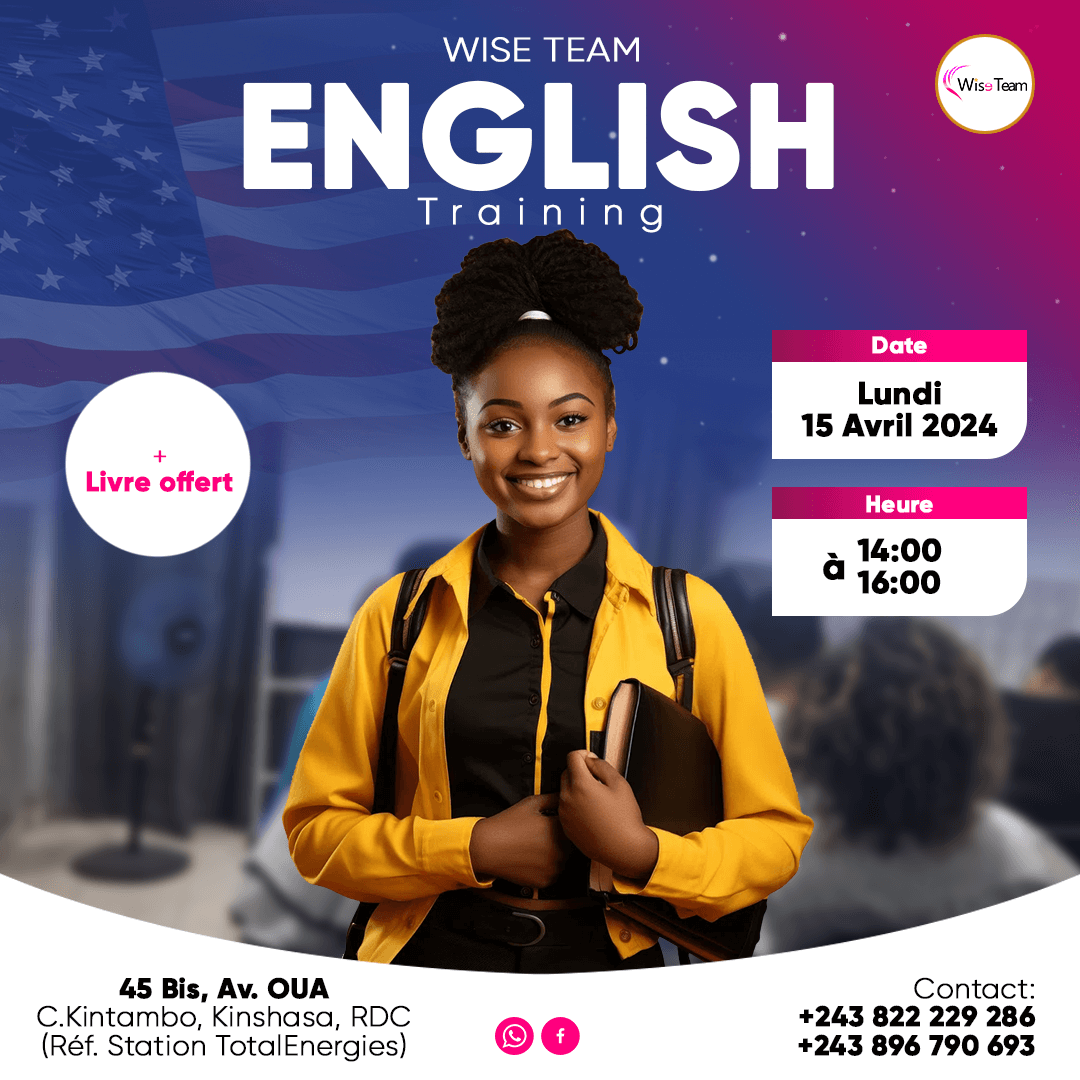 Affiches Formation d'Anglais