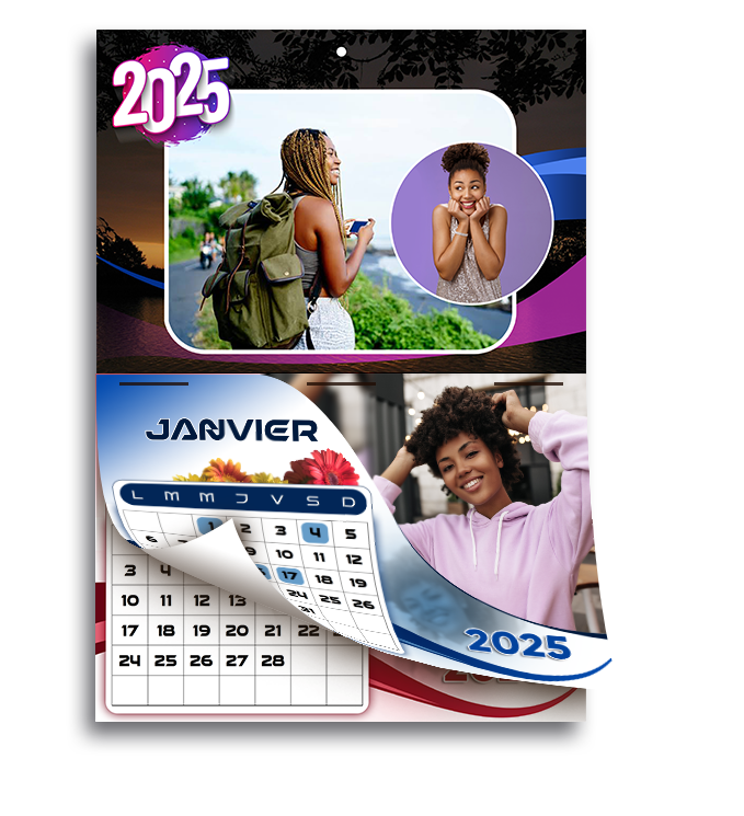 Calendrier Mural personnalisé